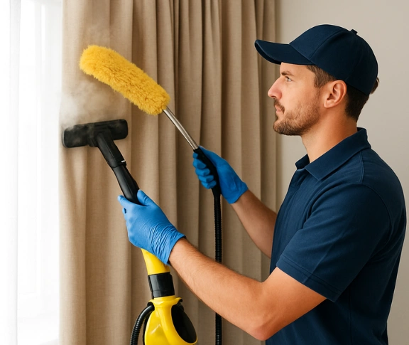 Trusted blind cleaning technician Matty Curtain Cleaning clifton-nsw QLD