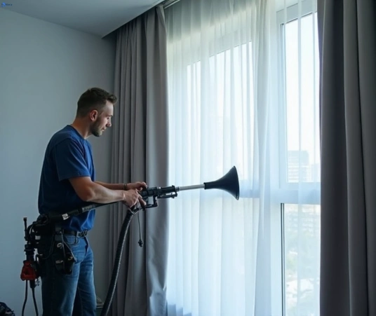 Professional drapes cleaning process tools Matty Curtain Cleaning clifton-nsw